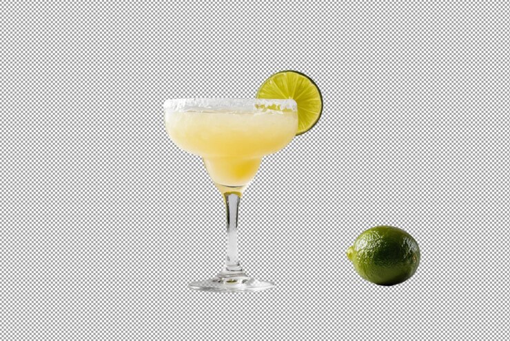 PSD el cóctel clásico de margarita