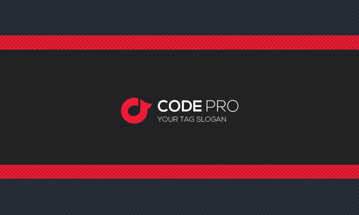 PSD code pro business card design