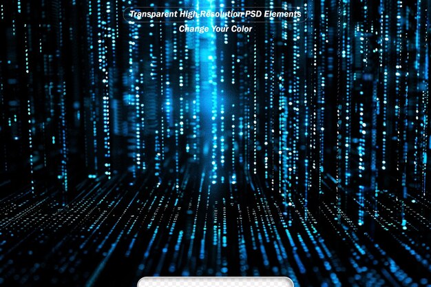 Código binario de fondo movimiento datos binarios pirateo de datos informáticos Tecnología
