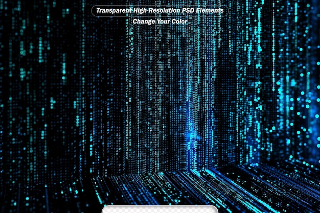 Código binario de fondo movimiento datos binarios pirateo de datos informáticos Tecnología