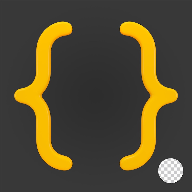 PSD código símbolo 3d