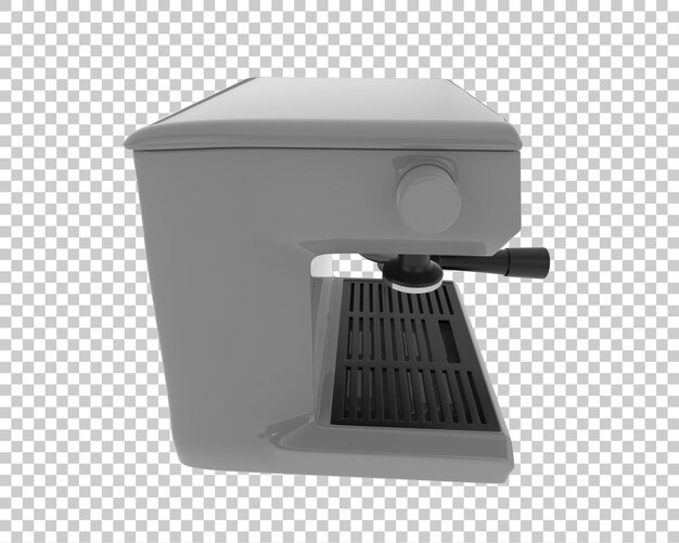 coffee machine isolated on background 3d rendering illustration