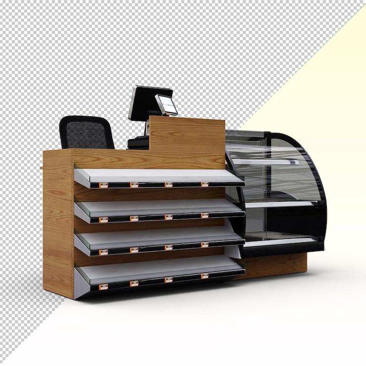 PSD coffee shop cashier