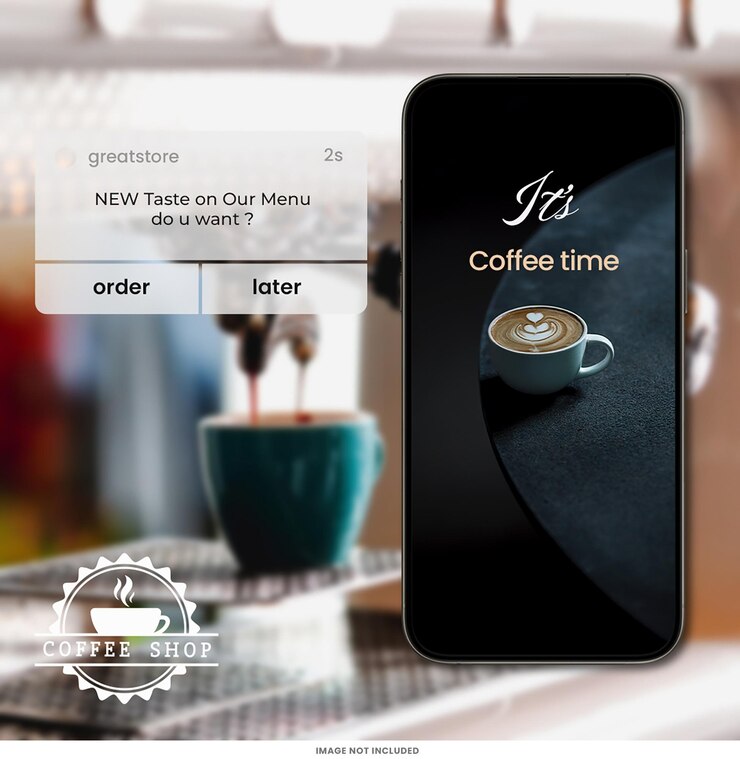 COFFEE SHOP instagram post template psd design