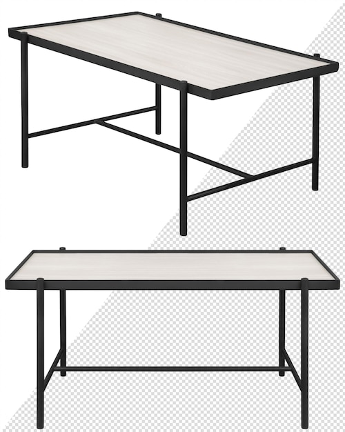 Coffee table Element of the interior Isolated from the background