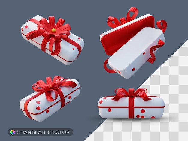 coffret cadeau 3d avec variantes