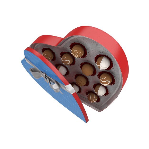 Coffret Chocolat Coeur