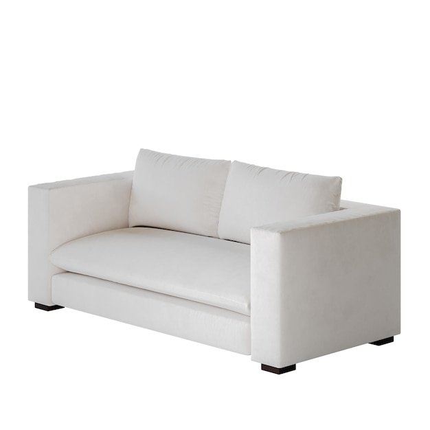 cojines sofá de diseño colorido cama sin fondo diseño diferente png fondo blanco aislado modelo 3d abstracto