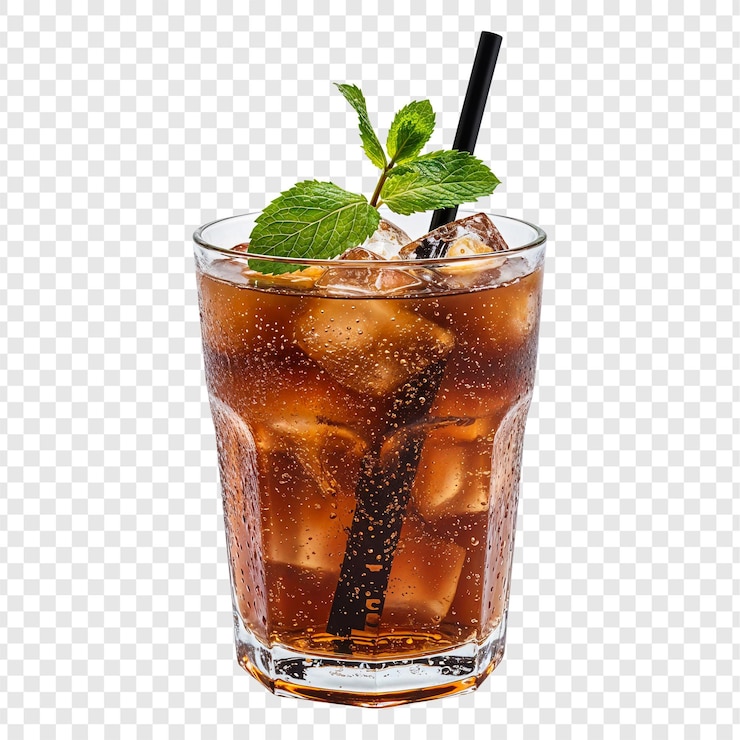PSD le cola rafraîchissant à la menthe