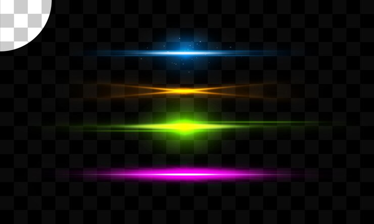 PSD coleção de efeitos luminosos
