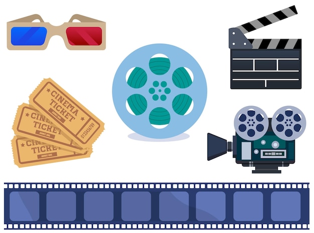 Coleção de Ícones de Cinema