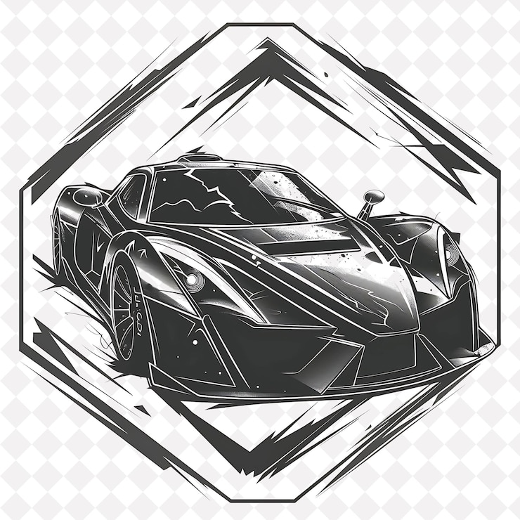 PSD coleção de selos de veículos png background limpo e desenhos vetoriais para camisas clipart svg psd