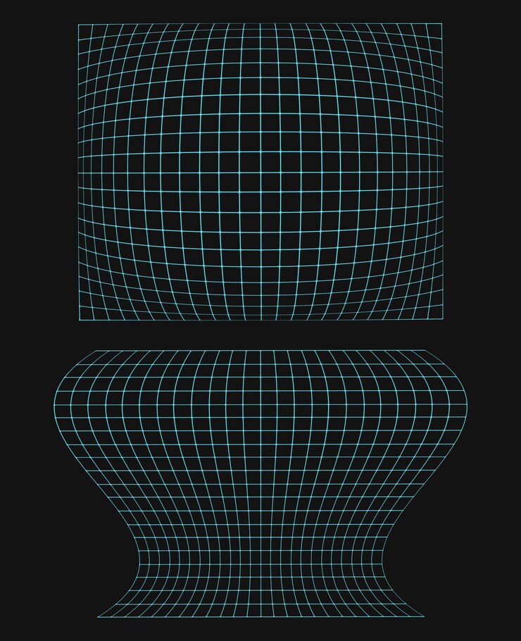 PSD colecção de fios de grade geométrica de estrutura de arame 3d