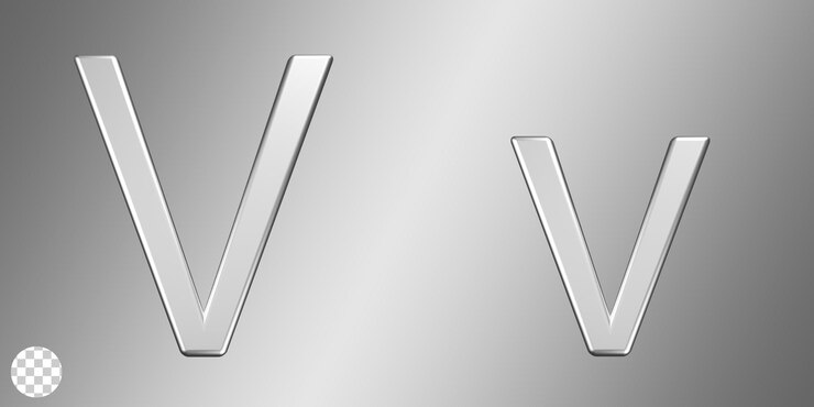 PSD colección de alfabetos en 3d