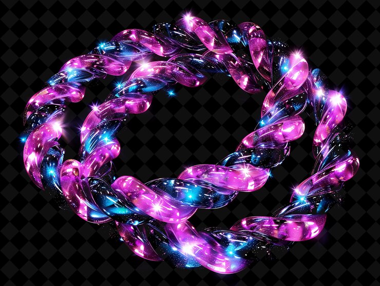 PSD colección de alimentos neon png colores vívidos y alto contraste para menú de carteles y diseño de arte digital