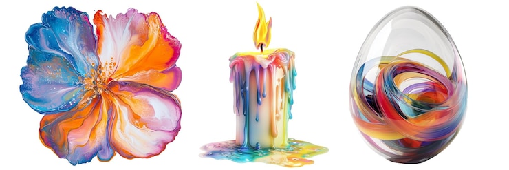 PSD colección de arte del arco iris