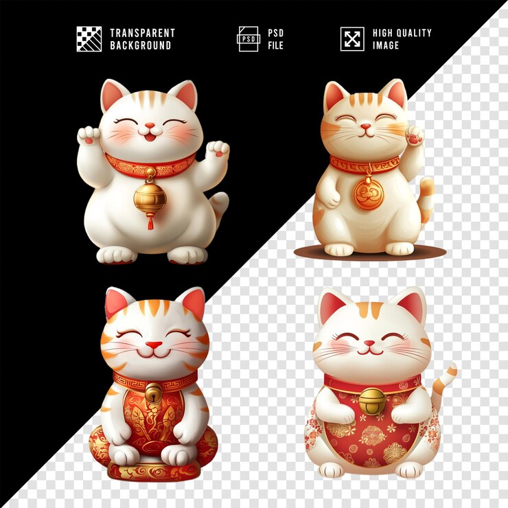 PSD colección conejo chino con fondo transparente jpg calidad hd