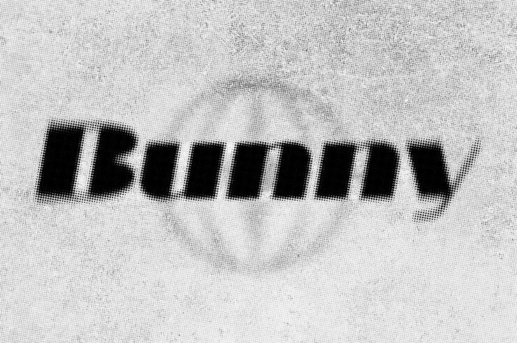 PSD colección de diseño de texto en blanco y negro