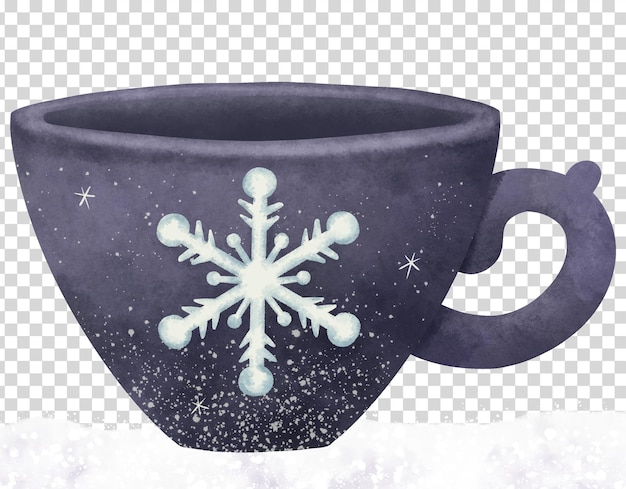 Colección de dulces tazas de Navidad