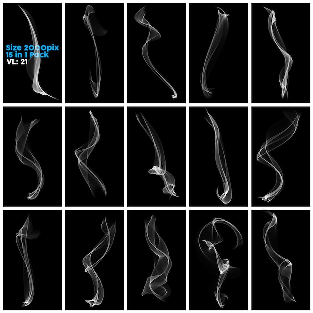 PSD colección de humo