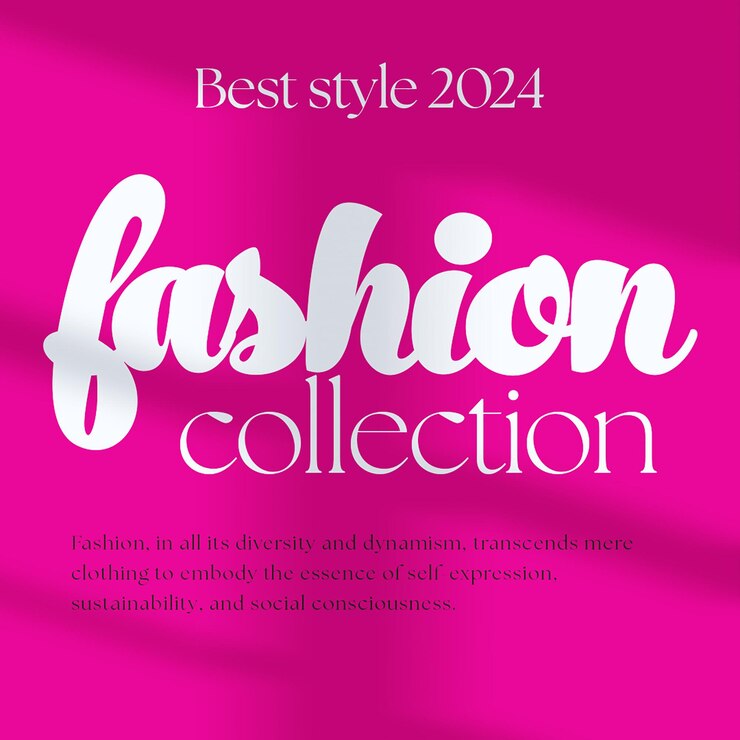 PSD colección de moda psd con fondo rosado plantilla de publicación de instagram