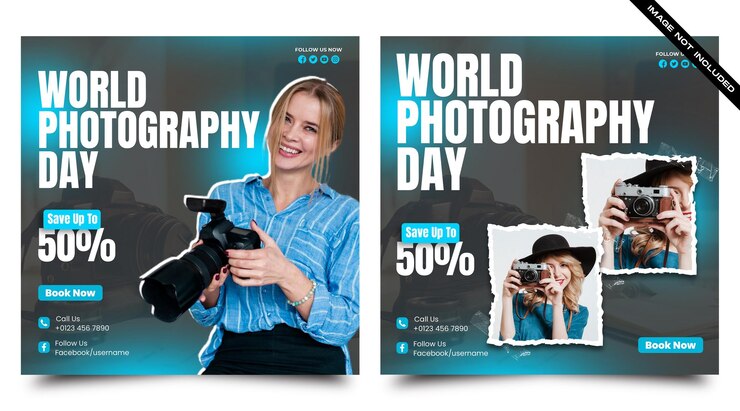 Colección de publicaciones para el Día Mundial de la Fotografía
