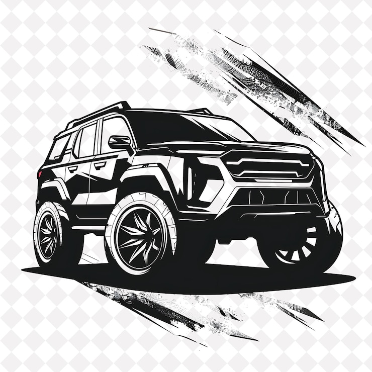 PSD colección de sellos de vehículos png fondo limpio y diseños vectoriales para camisetas clipart svg psd