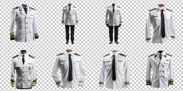 PSD colección de traje piloto de inteligencia artificial generativa