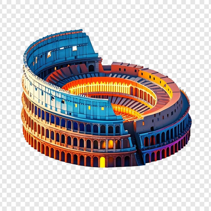 PSD le colisée la nuit