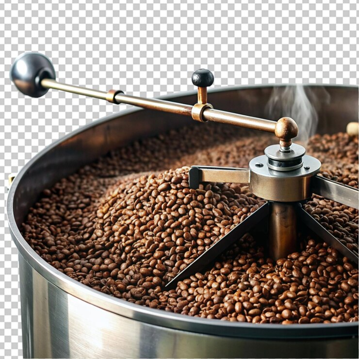 PSD collage di chicchi di caffè arrostiti