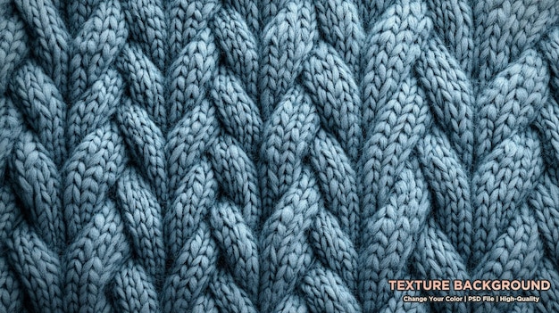 Collaje procesado de trenzas tricotadas textura de hilo de algodón Fondo para la pancarta