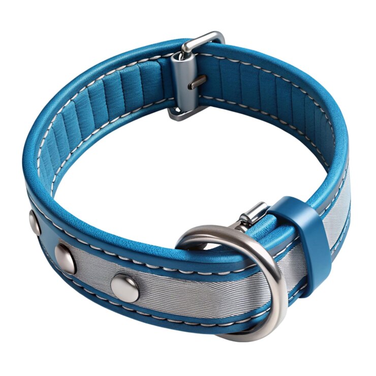 PSD collar de mascota aislado sobre un fondo blanco