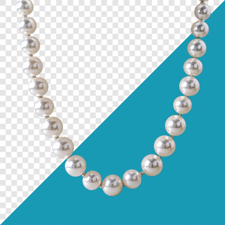 PSD collar de matinee fondo transparente imagen aislada generativa de ia