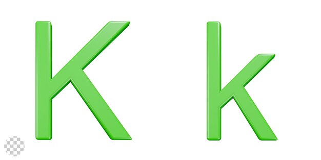 La collection d'alphabets 3D