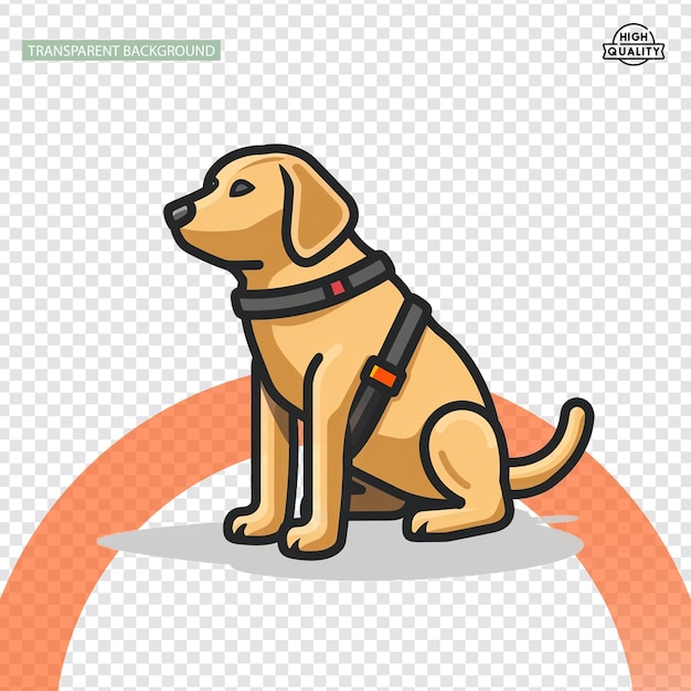 La collection d'icônes de chiens de dessins animés est plate.