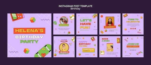 Collection De Messages Instagram Pour La Fête D'anniversaire Des Enfants