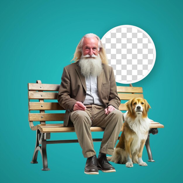 PSD collection of elderly people characters