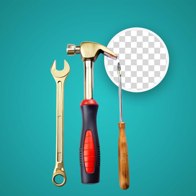 PSD collection d'outils de bricolage