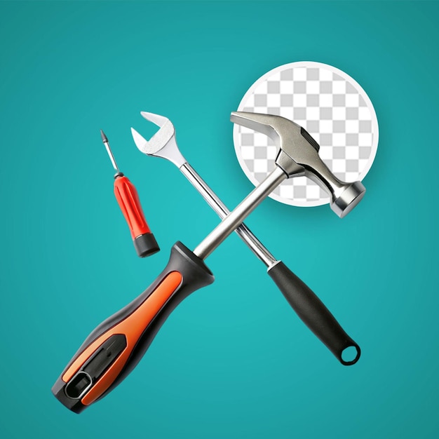 PSD collection d'outils de bricolage