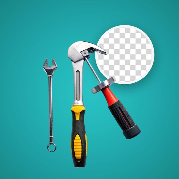 PSD collection d'outils de bricolage