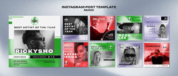 Collection De Publications Instagram Sur L'art Musical