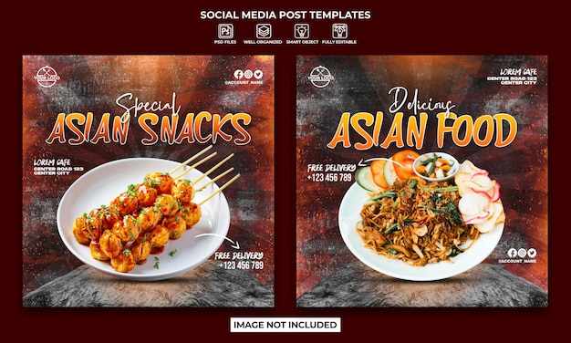 Collection De Publications Instagram Sur La Cuisine Asiatique