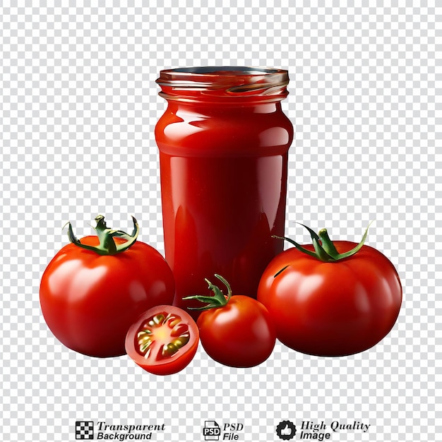 PSD collection de sauce tomate ketchup isolée sur un fond transparent