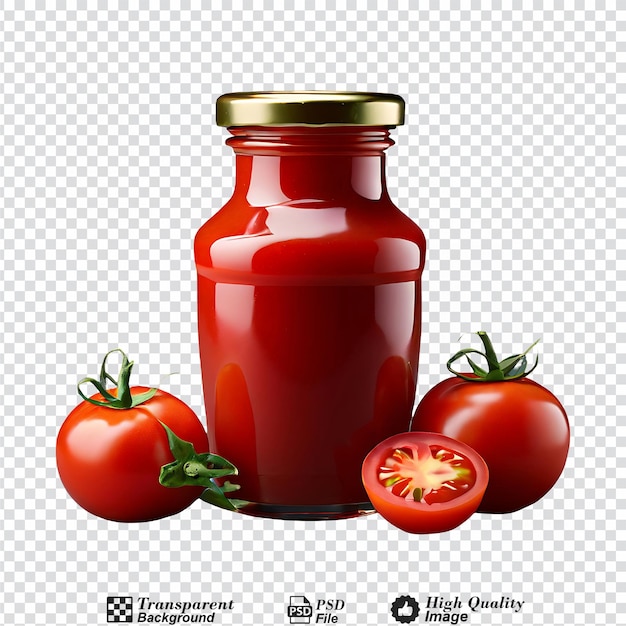 PSD collection de sauce tomate ketchup isolée sur un fond transparent