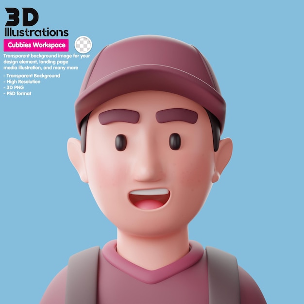 College student meta people 3d-avatar