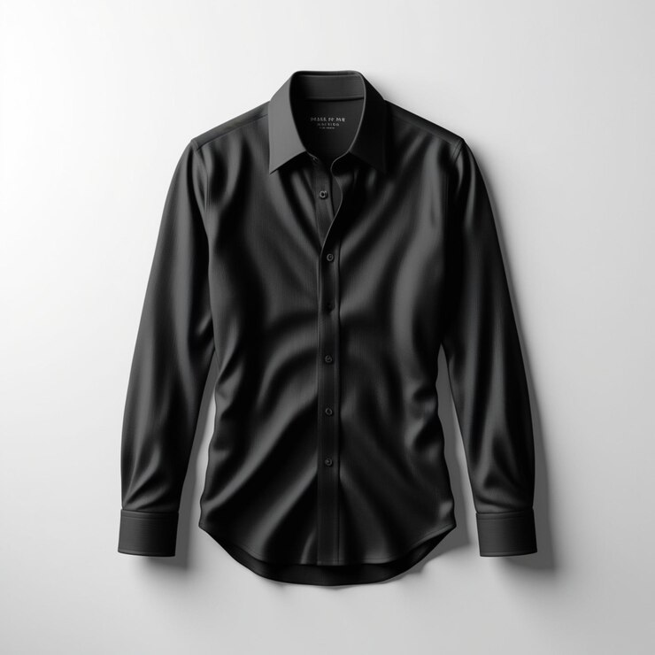 PSD collezione di camicie nere alla moda per ogni occasione