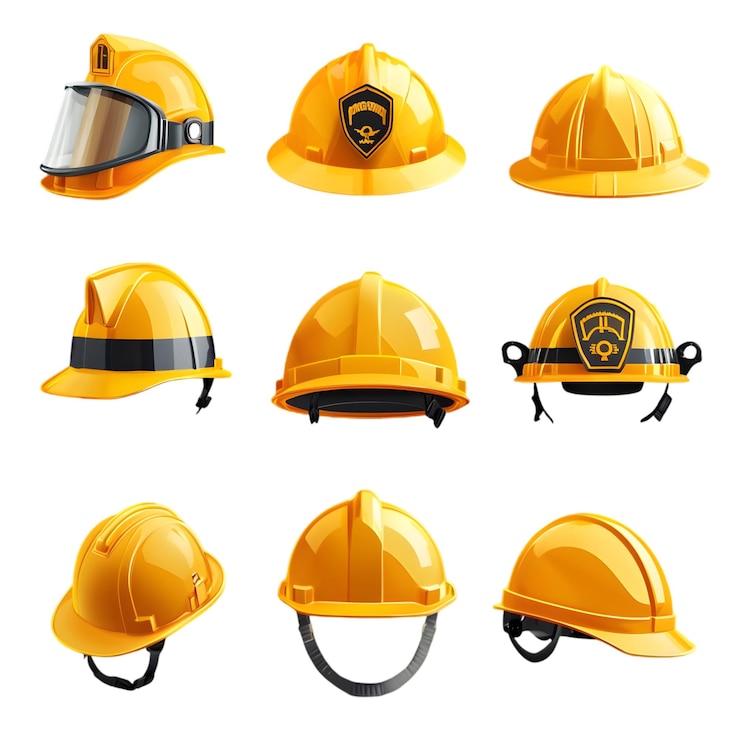PSD collezione di caschi di sicurezza