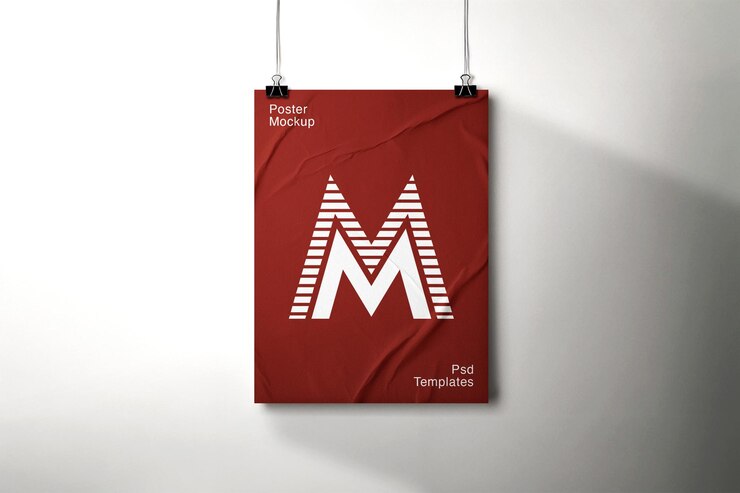 PSD collezione di mockup di poster