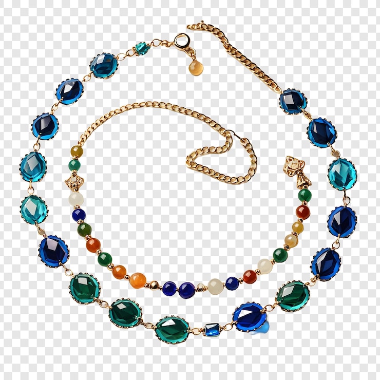 PSD collier isolé sur fond transparent
