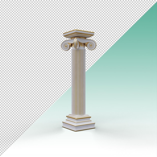 PSD colonne romaine isolée